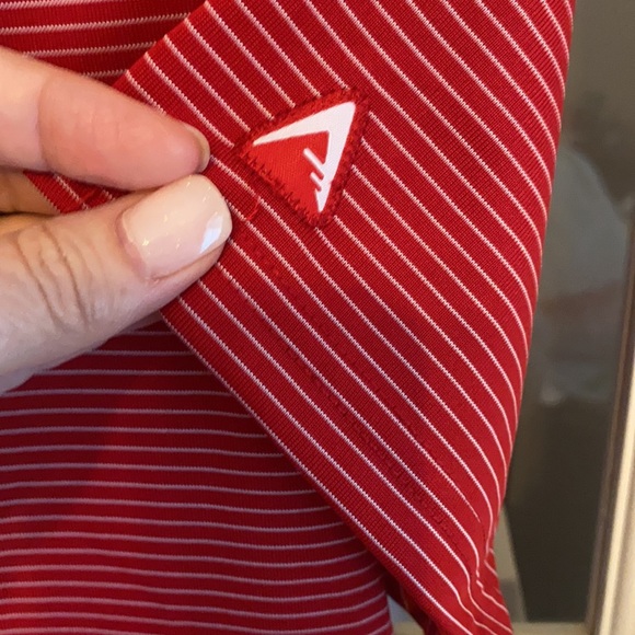 Houston Rockets SS Antigua Polo Red & White - Picture 8 of 9